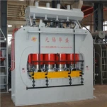 آلة الصحافة الساخنة الترقق الميلامين دورة قصيرة